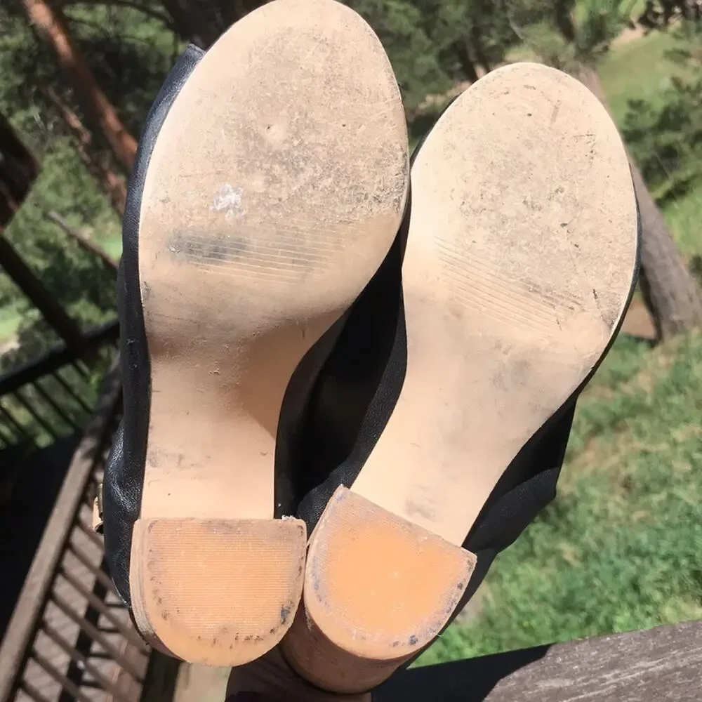 Steven by Steve Madden Saliem Slingback Block Heel Sandals Women's Size 9B